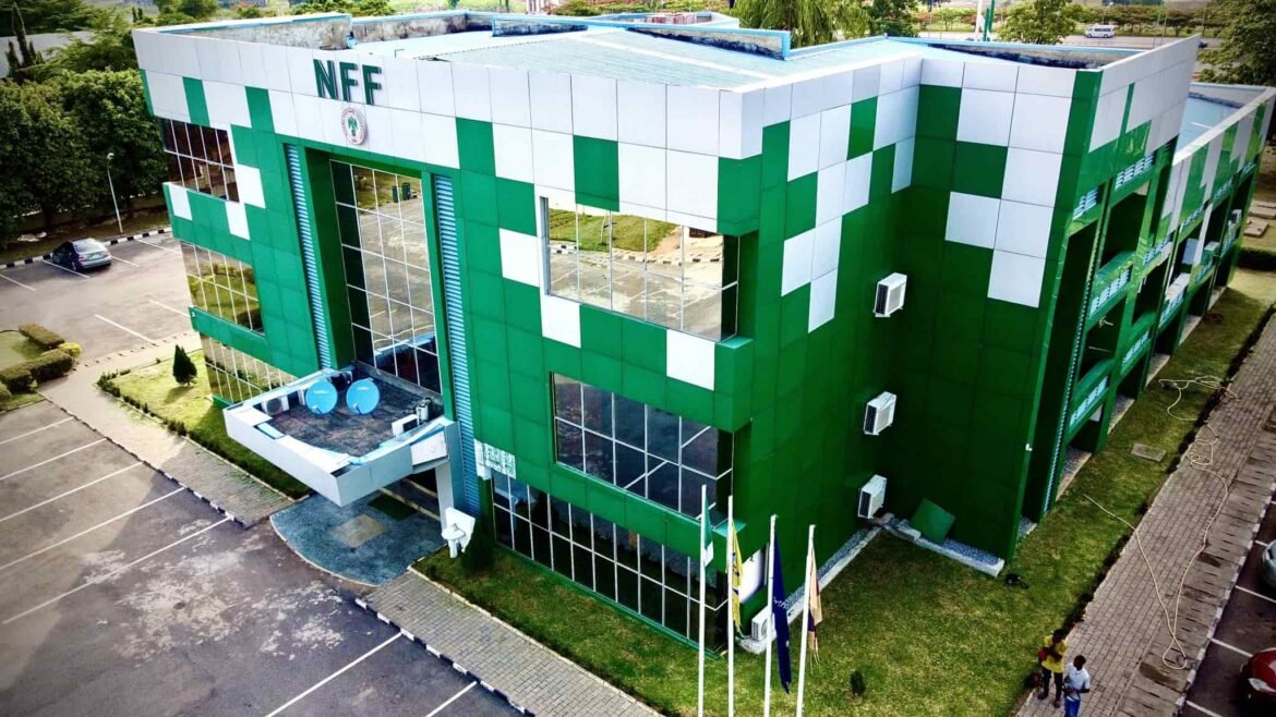 NPFL office headquarters building in Nigeria showing Nigeria Premier Football League administration centre