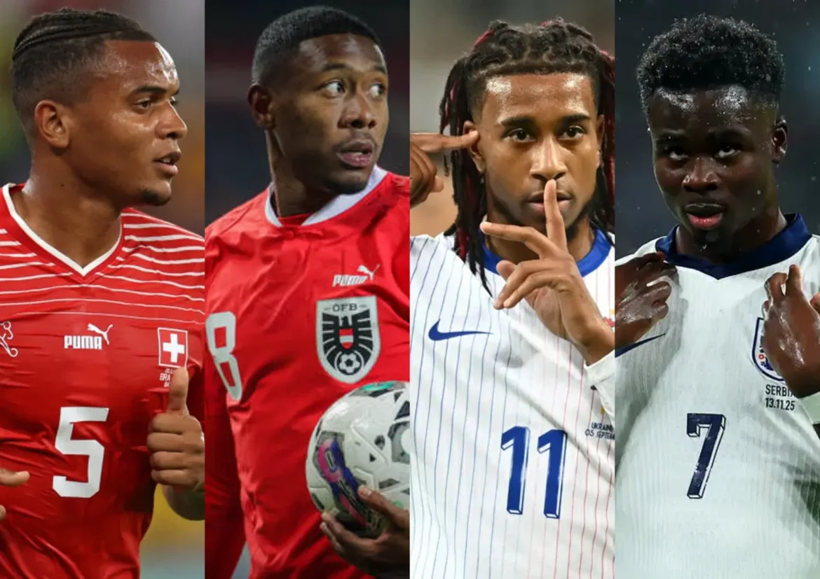World Cup quarter-finalists featuring Nigeria-eligible players Ethan Nwaneri, Dean Huijsen and Chidera Ejuke during the 2026 FIFA World Cup