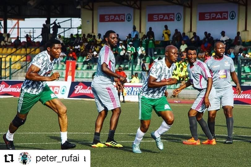 Young players training at Staruf Football Academy Lagos