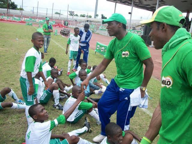 Peter Rufai at Staruf Football Academy